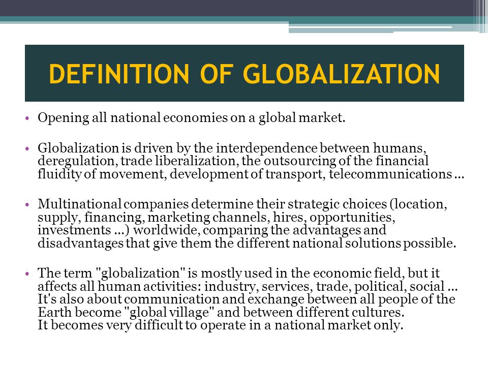 How Does Globalization Affect an Organization's Business Approach?